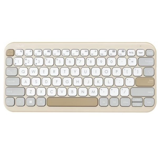 art_asu-tec20marsh20kw10020bg_1 Teclado Inalámbrico Asus Marshmallow KW100/ Beige