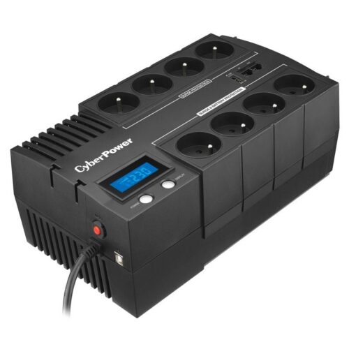 art_cyb-li20br700elcd_1 SAI Línea Interactiva Cyberpower BR700ELCD/ 700VA-420W/ 8 Salidas/ Formato Bloque