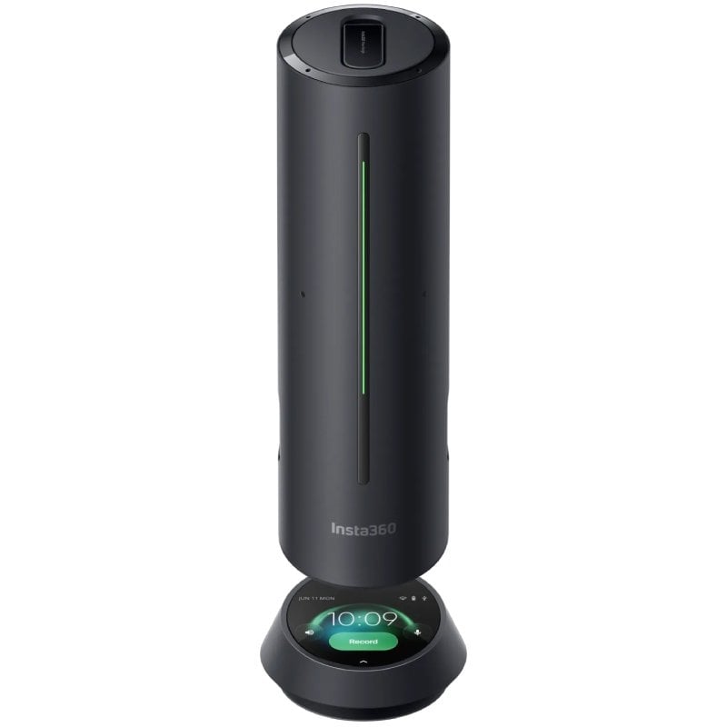Altavoz/Microfono Portátil para Conferencias Insta360 Wave/ USB-Bluetooth/ Negro