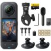 art_ist-cam20x520bk20moto_1 Cámara Digital Deportiva Insta360 X5 Motorcycle Bundle/ 8K/ Ángulo de visión 360º/ Negra