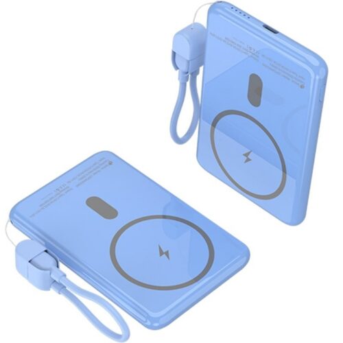 art_leo-bat20pb20inal202020500020bl_1 Powerbank 5000mAh Leotec LEPOWW20W5B/ 20W/ Wireless/ Azul/ Incluye Cable USB Tipo-C