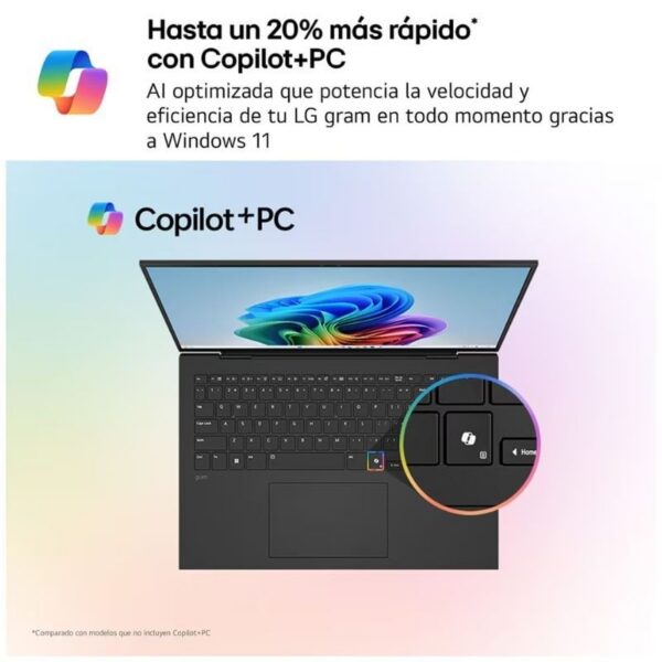 art_lgp-16z90ts-g20au99bn_2 Portátil LG Gram Pro 16Z90TS-G.AU99BN Intel Core Ultra 9-288V/ 32GB/ 1TB SSD/ 16"/ Win11