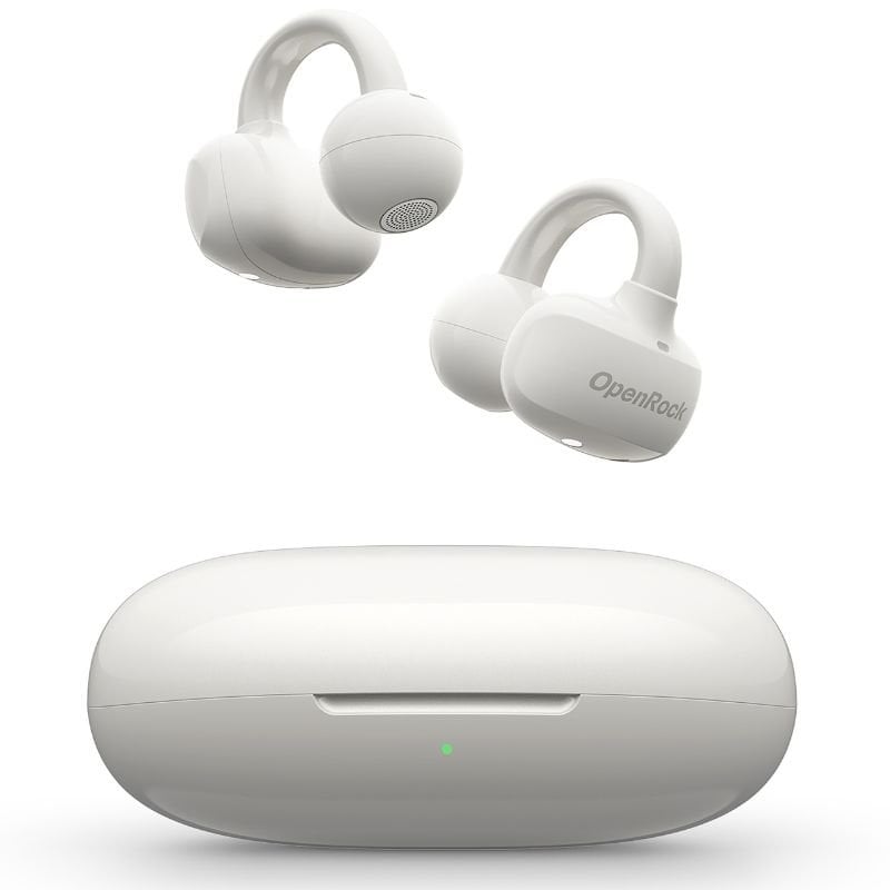 Auriculares Deportivos de Conducción Aérea OpenRock E OPACE02 con estuche de carga/ Autonomía 7h/ Blancos