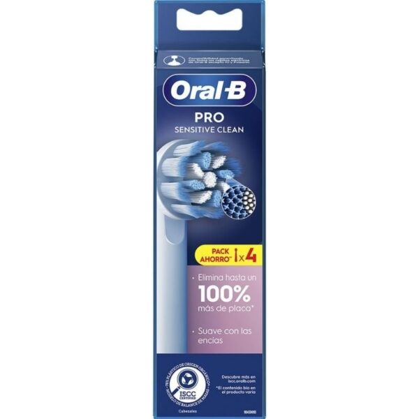 art_orab-pae-cab20pro20sensi204u_1 Cabezal de Recambio para Cepillo Oral-B Pro Sensitive/ Pack 4 uds