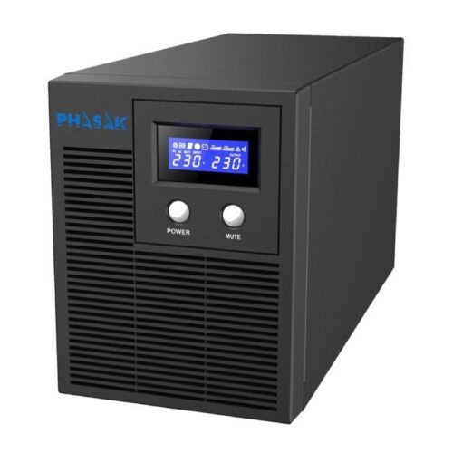 art_phk-sai20106020va20protk20torre_1 SAI Línea Interactiva Phasak Protekt 1060 VA/ 1060VA-700W/ 4 Salidas/ Formato Torre