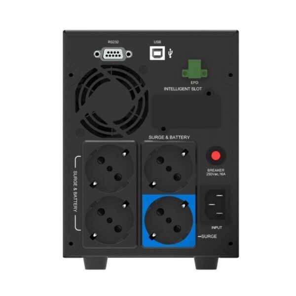 SAI Línea Interactiva Phasak Protekt 1060 VA/ 1060VA-700W/ 4 Salidas/ Formato Torre