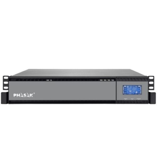 art_phk-sai20rack201920100020va20lcd_1 SAI Online Phasak Rack 19" 1000 VA Online LCD/ 1000VA-900W/ 2 Salidas/ Formato Rack