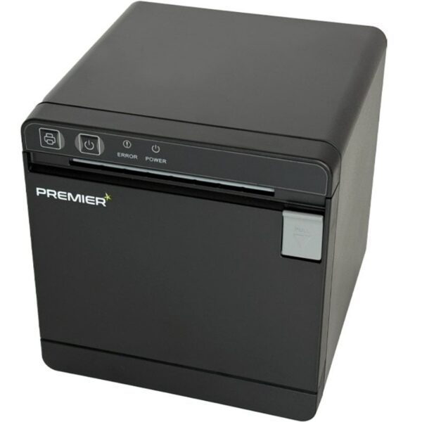 Impresora de Tickets Premier ITP-Front II/ Térmica/ Ancho papel 80mm/ USB-Ethernet/ Negra