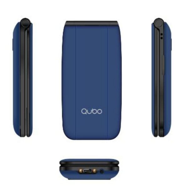 art_qub-tel20neonw204g20bl_2 Teléfono Móvil Qubo NEONW-BL 4G para Personas Mayores/ Azul