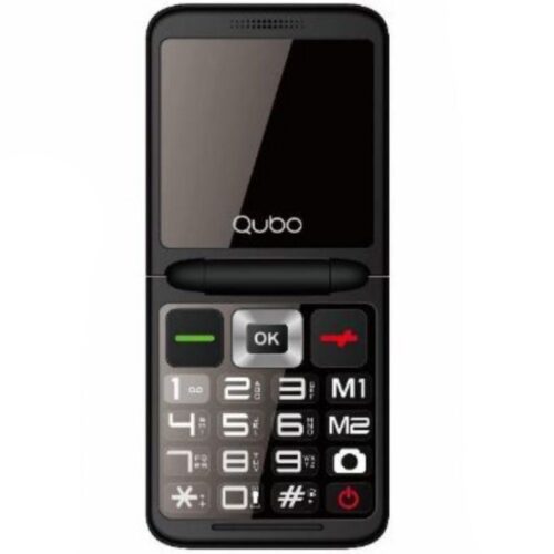 art_qub-tel20x-1020bl_1 Teléfono Móvil Qubo X-10 para Personas Mayores/ Azul