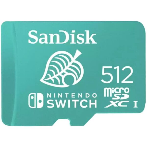 art_snd-microsd20nin20sw20st20512g_1 Tarjeta de Memoria SanDisk Nintendo Switch 512GB microSD XC UHS-I/ Clase 10/ 100MBs