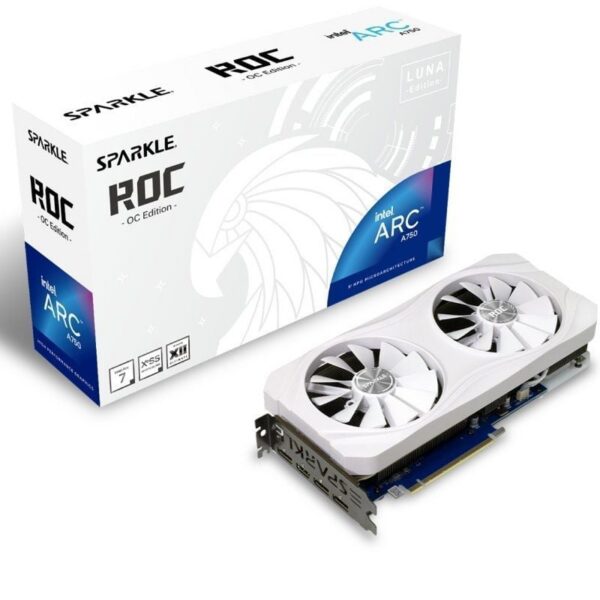 art_spk-gf20arc20a75020roc20lu20oc208g_1 Tarjeta Gráfica Sparkle Intel Arc A750 ROC LUNA OC/ 8GB GDDR6