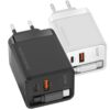 art_tac-carga20md-gan65r_1 Cargador de Pared GaN Mars Gaming MD-GAN65R/ 1xUSB Tipo-C/ 1xUSB/ 65W/ Negro