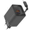art_tac-carga20md-gan65r_2 Cargador de Pared GaN Mars Gaming MD-GAN65R/ 1xUSB Tipo-C/ 1xUSB/ 65W/ Negro