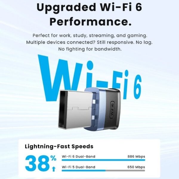 art_ven-adp20kdeb0_2 Adaptador USB - WiFi Vention KDEB0/ 900Mbps