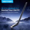 art_ven-adp20kdxb0_2 Adaptador USB - WiFi - Bluetooth 5.4 Vention KDXB0/ 900Mbps