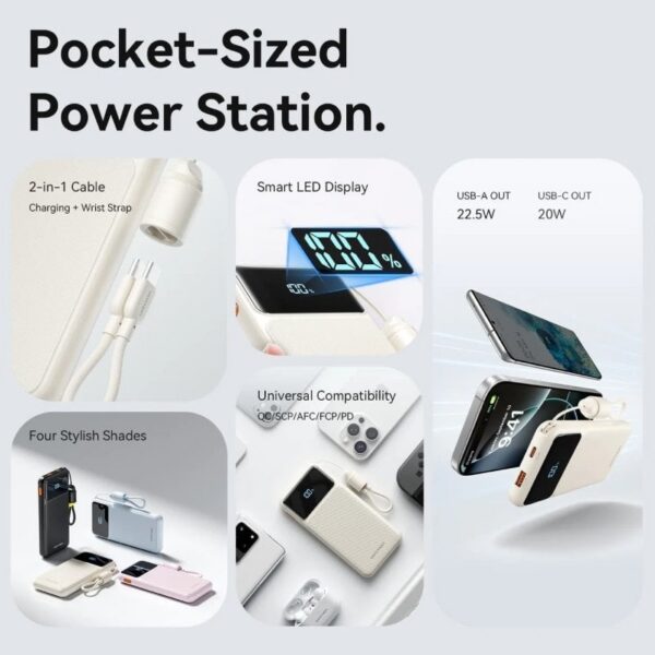 art_ven-bat20xgyb0-39-ty_2 Powerbank 10000mAh Vention XGYB0-39-TY/ 22.5W/ Negro/ Incluye Cable USB Tipo-C