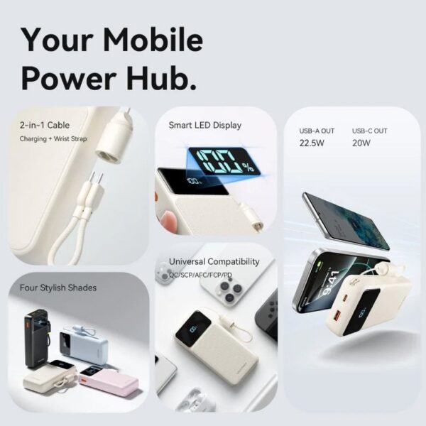 art_ven-bat20xgyb0-40-ty_2 Powerbank 20000mAh Vention XGYB0-40-TY/ 22.5W/ Negra/ Incluye Cable USB Tipo-C