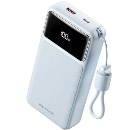 art_ven-bat20xgyl0-40-ty_1 Powerbank 20000mAh Vention XGYL0-40-TY/ 22.5W/ Azul/ Incluye Cable USB Tipo-C