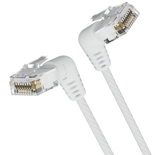 art_ven-cab20ibowi_1 Cable de Red RJ45 UTP Vention IBOWI Cat.6A/ 3m/ Cabeza Rotatoria 360º/ Blanco