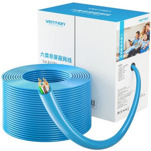 art_ven-cab20ihbl305_1 Bobina de Cable RJ45 UTP Vention IHBL305 Cat.6/ 305m/ Azul