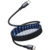 art_ven-cab20tsabg_1 Cable Magnético USB 2.0 Tipo-C 5A Vention TSABG/ USB Tipo-C Macho - USB Tipo-C Macho/ Hasta 240W/ 480Mbps/ 1.5m/ Negro