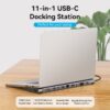 art_ven-dock20ththc_2 Docking USB Tipo-C Vention THTHC/ 1xHDMI/ 1xVGA/ 3xUSB/ 1xUSB Tipo-C/ 1xUSB Tipo-C PD/ 1xRJ45/ 1xLector Tarjetas SD y MicroSD/ Jack 3.5/ Gris
