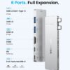 art_ven-dock20thzh0_2 Docking USB Tipo-C Vention THZH0/ 1xHDMI 4K/ 2xUSB/ 2xUSB Tipo-C/ 1xThunderBolt/ 1xUSB Tipo-C PD/ Gris