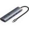 art_ven-dock20tpshb_1 Docking USB Tipo-C Vention TPSHB/ 1xHDMI 4K/ 2xUSB/ 2xUSB Tipo-C/ 1xRJ45/ 1xUSB Tipo-C PD/ 1xLector Tarjetas/ Gris