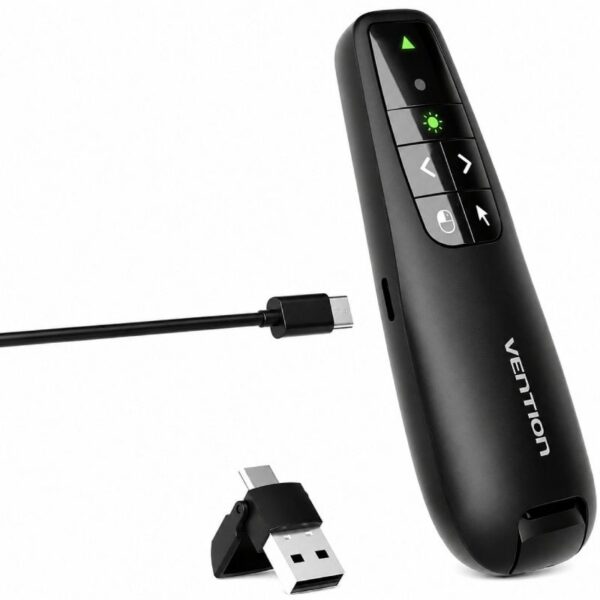 Presentador Inalámbrico Vention KQPB0-GL/ 2.4GHz/ Negro
