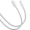 art_xia-cab206a20bra202m20c-c20wh_2 Cable USB 2.0 Tipo-C 6A Xiaomi Braided/ USB Tipo-C Macho - USB Tipo-C Macho/ Hasta 120W/ 480Mbps/ 2m/ Blanco