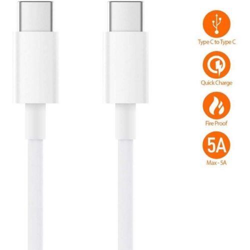 art_xia-cab20sjv4108gl_1 Cable USB 2.0 Tipo C Xiaomi SJV4108GL/ USB Tipo-C Macho - USB Tipo-C Macho/ 1.5m/ Blanco