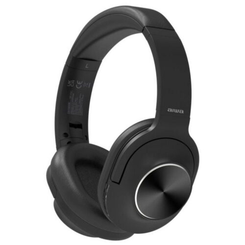art_aiw-aur20hst-220bt20bk_1 Auriculares Inalámbricos Aiwa HST-220BT/BK/ con Micrófono/ Bluetooth/ Negros