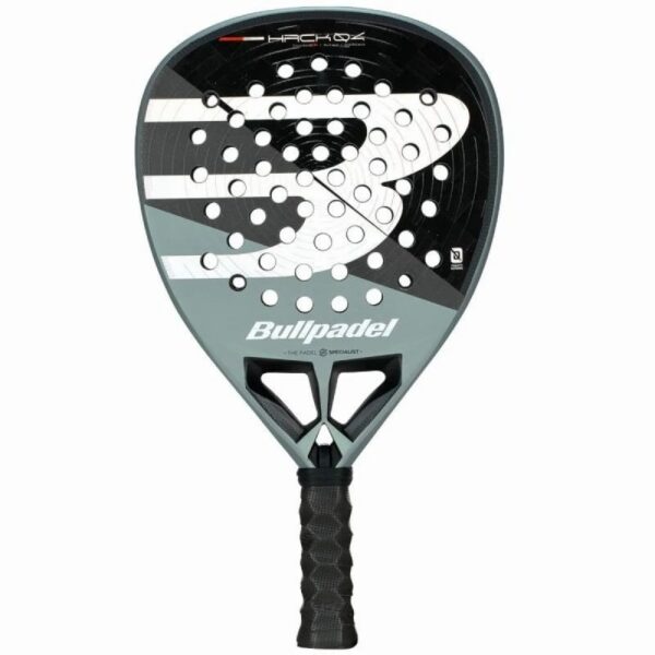 art_bup-pala20pad20hack20042026_1 Pala de Pádel Bullpadel Hack 04 Comfort 2026 (Paquito Navarro)/ Negra y Gris