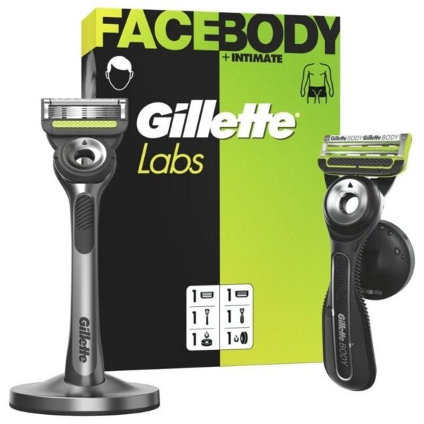 art_gille-cuchillas20labs_2 Pack de 2 Cuchillas de Afeitar Gillette GilletteLabs FaceBody + Intimate