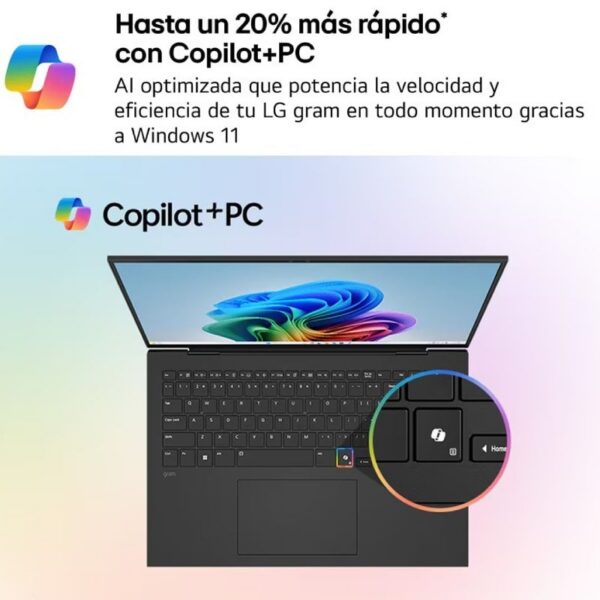 art_lgp-17zd90tl-g20ax85bn_2 Portátil LG Gram 17ZD90TL-G.AX85BN Intel Core Ultra 7-258V/ 32GB/ 512GB SSD/ 17"/ Sin Sistema Operativo