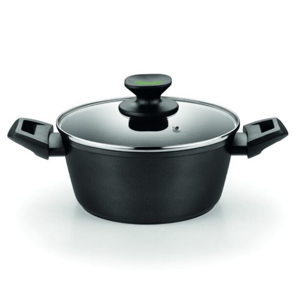 Cacerola Alta Monix Green M480320/ Ø20cm/ Aluminio forjado/ Apta para Inducción