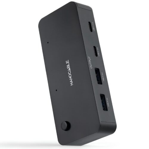 Switch Conmutador USB Nanocable 10.12.0011/ 2x USB/ 2x USB Tipo-C