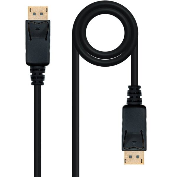art_nan-cab20102015202310_1 Cable Displayport 1.2 4K Nanocable 10.15.2310/ Displayport Macho - Displayport Macho/ 10m/ Negro