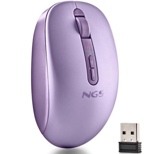art_ngs-mou20fog20dual20pur_1 Ratón Ergonómico Inalámbrico NGS Fog Dual FOGDUALPURPLE Silencioso/ Hasta 1600 DPI/ Púrpura