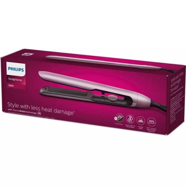 art_phpae-plp20bhs530_2 Plancha para el Pelo Philips Straightener 5000 BHS530/ Rosa