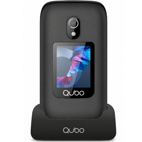 art_qub-tel20p-221bkc204g_1 Teléfono Móvil Qubo P-221BKC 4G para Personas Mayores/ Negro