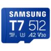 Tarjeta de Memoria Samsung P7 512GB microSD XC/ Clase 10/ 170MBs