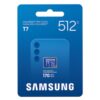 Tarjeta de Memoria Samsung P7 512GB microSD XC/ Clase 10/ 170MBs