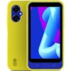 Funda Silicona + Protector de Pantalla de Cristal Templado SPC Wuum One Protection Pack 4354Y/ Compatible con SPC Wuum One/ Amarilla