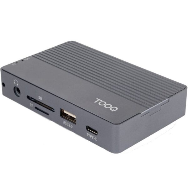art_too-caja20tqe-2242g_1 Docking USB Tipo-C TooQ TQE-2242G/ Ranura SSD M.2/ 1xHDMI/ 1xRJ45/ 1xUSB/ 1xUSB Tipo-C/ 1xLector Tarjetas/ 1x Jack 3.5/ 1xUSB Tipo-C PD