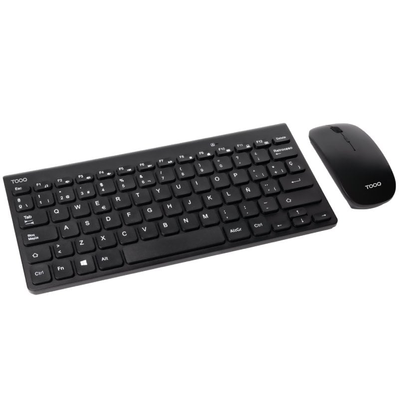 Teclado y Ratón Inalámbricos TooQ TQKMW-3101-B