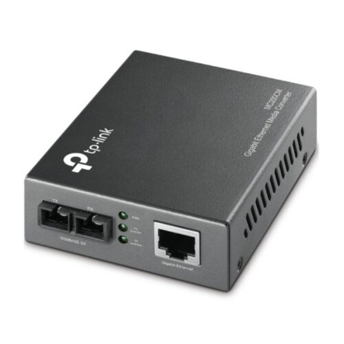 Conversor de Medios Gigabit TP-Link MC200CM V2/ 1 Puerto/ RJ-45 10/100/1000