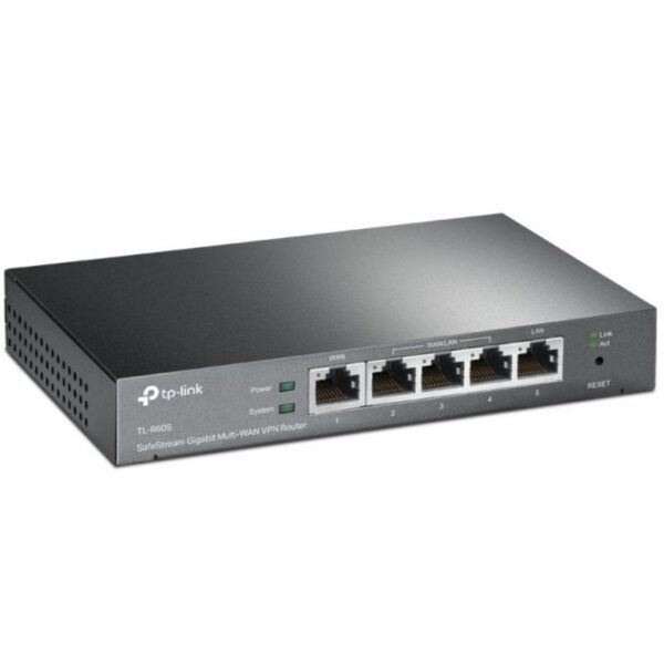 art_tpl-rou20tl-r60520v2_2 Router VPN SafeStream Gigabit TP-Link Omada TL-R605/ 5 Puertos Multi-WAN