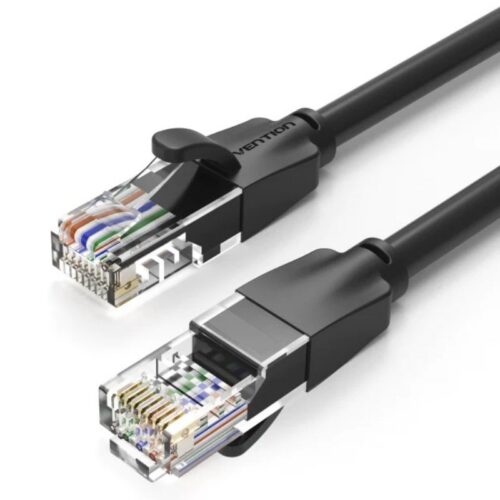 Cable de Red RJ45 UTP Vention IBEBY Cat.6/ 30cm/ Negro